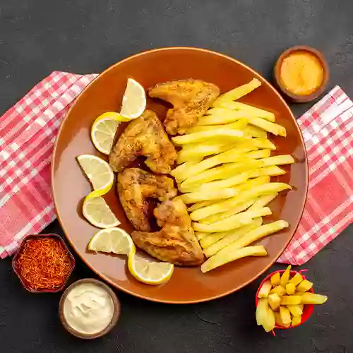 6 Pcs with Fries